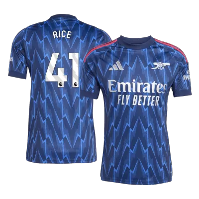 RICE #41 Arsenal Away Soccer Jersey 2025/26 Blue - bestfootballkits
