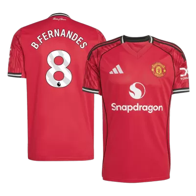 B.FERNANDES #8 Manchester United Home Soccer Jersey 2025/26 Red - bestfootballkits