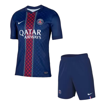PSG Home Soccer Jersey Kit(Jersey+Shorts) 2025/26 Navy - bestfootballkits