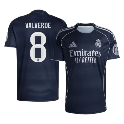 VALVERDE #8 Real Madrid Shirt Away 2025/26 - bestfootballkits