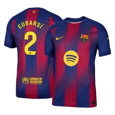 Authentic CUBARSÍ #2 Barcelona Shirt Home 2025/26 - bestfootballkits