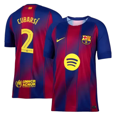 CUBARSÍ #2 Barcelona Shirt Home 2025/26 - UCL - bestfootballkits
