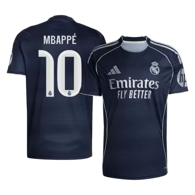 MBAPPÉ #10 Real Madrid Away Soccer Jersey 2025/26 Navy - bestfootballkits