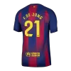 Authentic F.DE JONG #21 Barcelona Shirt Home 2025/26 - bestfootballkits