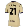 Authentic F.DE JONG #21 Barcelona Shirt Away 2025/26 - UCL - bestfootballkits