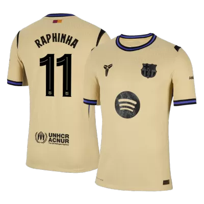 Authentic RAPHINHA #11 Barcelona Shirt Away 2025/26 - UCL - bestfootballkits