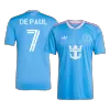 DE PAUL #7 Inter Miami Third away Soccer Jersey 2025 Blue - bestfootballkits