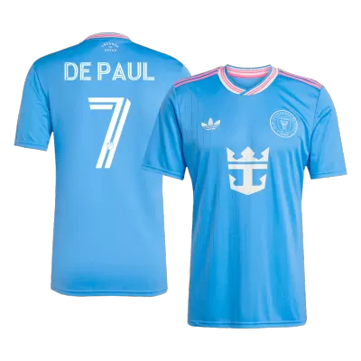 DE PAUL #7 Inter Miami Third away Soccer Jersey 2025 Blue - bestfootballkits