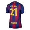Authentic F.DE JONG #21 Barcelona Shirt Home 2025/26 - UCL - bestfootballkits