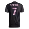 DE PAUL #7 Inter Miami Away Soccer Jersey 2025 Black&Gray - bestfootballkits