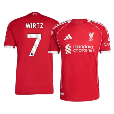 Authentic WIRTZ #7 Liverpool Shirt Home 2025/26 - bestfootballkits