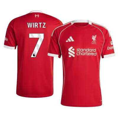WIRTZ #7 Liverpool Shirt Home 2025/26 - bestfootballkits