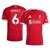 KERKEZ #6 Liverpool Shirt Home 2025/26 - bestfootballkits