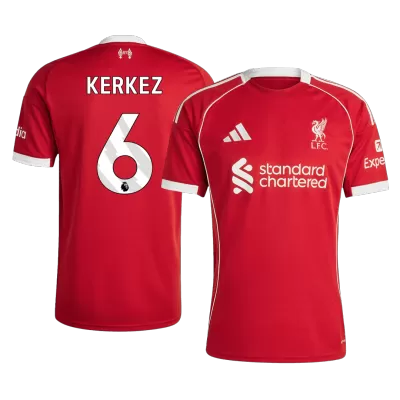 KERKEZ #6 Liverpool Shirt Home 2025/26 - bestfootballkits