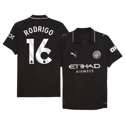 Authentic RODRIGO #16 Manchester City Shirt Away 2025/26 - bestfootballkits
