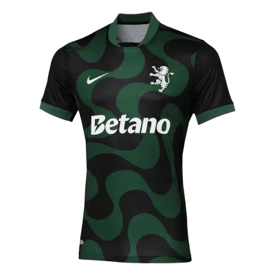 Sporting CP Alternative Soccer Jersey 25/26 Black - bestfootballkits