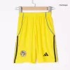 Kid's Club America Home Soccer Jersey Kit(Jersey+Shorts) 2025/26 Yellow - bestfootballkits