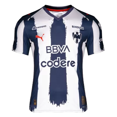 Monterrey Home Soccer Jersey 25/26 White&Navy - bestfootballkits