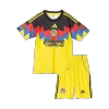 Kid's Club America Home Soccer Jersey Kit(Jersey+Shorts) 2025/26 Yellow - bestfootballkits
