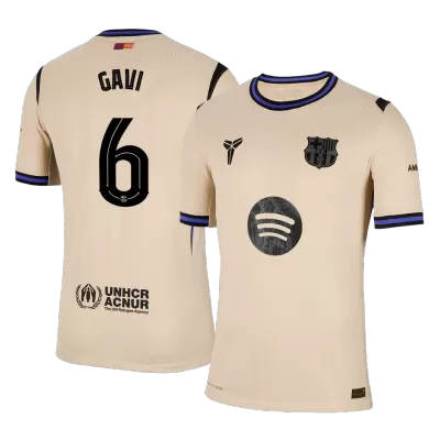 Authentic GAVI #6 Barcelona Shirt Away 2025/26 - UCL - bestfootballkits