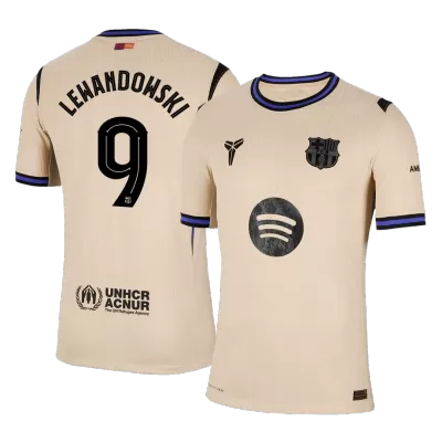 Authentic LEWANDOWSKI #9 Barcelona Shirt Away 2025/26 - UCL - bestfootballkits