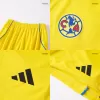 Kid's Club America Home Soccer Jersey Kit(Jersey+Shorts) 2025/26 Yellow - bestfootballkits