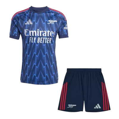Arsenal Away Soccer Jersey Kit(Jersey+Shorts) 2025/26 Blue - bestfootballkits