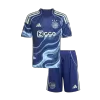 Kid's Ajax Away Soccer Jersey Kit(Jersey+Shorts) 2025/26 Navy - bestfootballkits