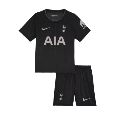 Kid's Tottenham Hotspur Away Soccer Jersey Kit(Jersey+Shorts) 2025/26 Black - bestfootballkits