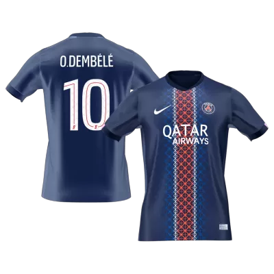 O.DEMBÉLÉ #10 PSG Home Soccer Jersey 2025/26 Navy - bestfootballkits
