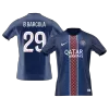 B.BARCOLA #29 PSG Home Soccer Jersey 2025/26 Navy - bestfootballkits