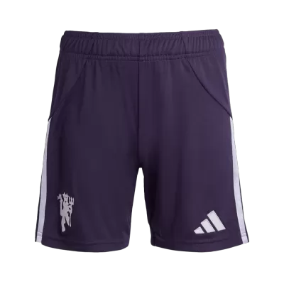 Manchester United Away Soccer Shorts 25/26 Purple - bestfootballkits