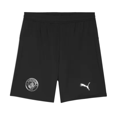 Manchester City Away Soccer Shorts 25/26 Black - bestfootballkits