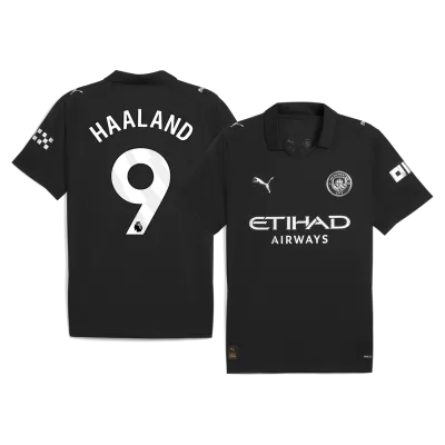 HAALAND #9 Manchester City Away Soccer Jersey 2025/26 Black - bestfootballkits