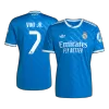 VINI JR. #7 Real Madrid Third Away Soccer Jersey 2025/26 Blue - bestfootballkits
