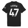 FODEN #47 Manchester City Away Soccer Jersey 2025/26 Black - bestfootballkits