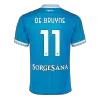 DE BRUYNE #11 Napoli Home Soccer Jersey 2025/26 Blue - bestfootballkits