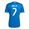 VINI JR. #7 Real Madrid Third Away Soccer Jersey 2025/26 Blue - bestfootballkits