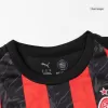 Kid's AC Milan Home Soccer Jersey Kit(Jersey+Shorts) 2025/26 Red&Black - bestfootballkits