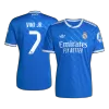 VINI JR. #7 Real Madrid Third Away Soccer Jersey 2025/26 Blue - bestfootballkits