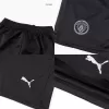 Kid's Manchester City Away Soccer Jersey Kit(Jersey+Shorts) 2025/26 Black - bestfootballkits