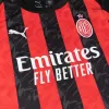 Kid's AC Milan Home Soccer Jersey Kit(Jersey+Shorts) 2025/26 Red&Black - bestfootballkits
