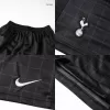 Kid's Tottenham Hotspur Away Soccer Jersey Kit(Jersey+Shorts) 2025/26 Black - bestfootballkits