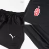 Kid's AC Milan Home Soccer Jersey Kit(Jersey+Shorts) 2025/26 Red&Black - bestfootballkits