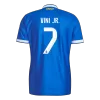 VINI JR. #7 Authentic Real Madrid Third Away Soccer Jersey 2025/26 Blue - bestfootballkits