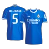 BELLINGHAM #5 Authentic Real Madrid Third Away Soccer Jersey 2025/26 Blue - bestfootballkits