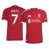 Authentic WIRTZ #7 Liverpool Shirt Home 2025/26 - bestfootballkits