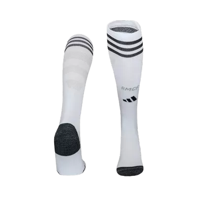 Kids 25/26 Real Madrid Home Socks White - bestfootballkits