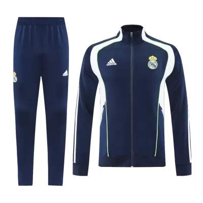 2025/26 Real Madrid Training Jacket Kit(Jacket+Pants) Navy - bestfootballkits