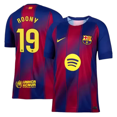 ROONY #19 Barcelona Home Soccer Jersey 2025/26 Red&Blue - bestfootballkits